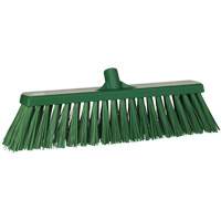 Heavy-Duty Push Broom, Stiff Bristles, 20", Polyester, Green Stor-it Systems