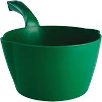 Round Bowl Scoop, Plastic, Green, 64 oz. Stor-it Systems
