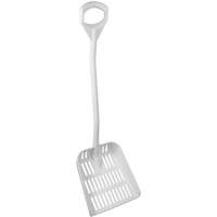 Pelle ergonomique ajour&eacute;e, Longueur de 45", Plastique, Blanc Stor-it Systems