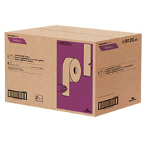 Pro Select&reg; Toilet Paper, Jumbo Roll, 2 Ply, 900' Length, White Stor-it Systems