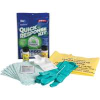 Hazwik&reg; Quick Response Spill Kit for Chemical Spills, Hazmat, Bag, 0.33 US gal. Absorbancy Stor-it Systems