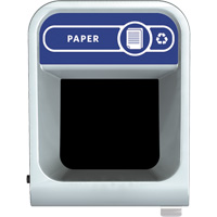 Conteneur pour d&eacute;chets de papier Configure, Vrac/Bord de rue/De bureau, Acier, 45 gal. US Stor-it Systems