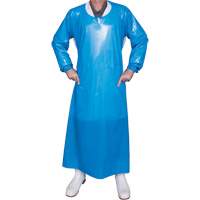 Top Dog 6 Mil. Gown, Large, Blue, Polyurethane Stor-it Systems