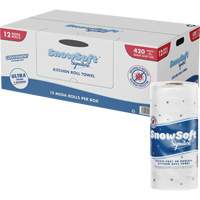 Snow Soft™ Signature Kitchen Towel Roll, 2 Ply, 420 Sheets/Roll, 4.5" W, 11" L x JP484 | Stor-it Systems