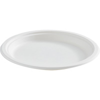 Assiette ronde en fibre compostable Stor-it Systems