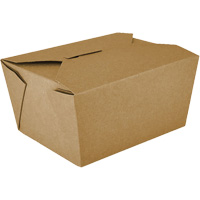 Kraft Take Out Food Containers, Corrugated, Recantgular JP919 | Stor-it Systems