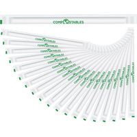 Pailles en quatre couches, emball&eacute;es Stor-it Systems