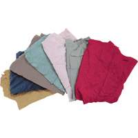 Recycled Material Wiping Rags, Fleece, Mix Colours, 10 lbs. JQ108 | Stor-it Systems