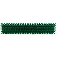Push Broom Head, Fine/Stiff Bristles, 16-1/2", Polyester/Polypropylene, Green Stor-it Systems