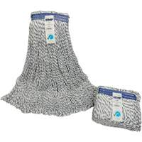 Candy-Striped Mop Head, Floor Finishing, Synthetic, Loop Style Stor-it Systems
