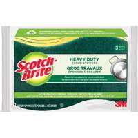 &eacute;ponge &agrave; r&eacute;curer pour les travaux intenses Scotch-Brite, &agrave; r&eacute;curer, 2-3/5" la x 4-2/5" l Stor-it Systems