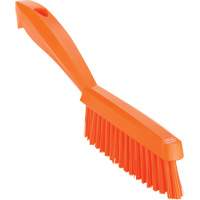 Brosse &agrave; main &eacute;troite &agrave; manche court, Soies Tr&egrave;s ferme, Longueur de 11-4/5", Orange Stor-it Systems