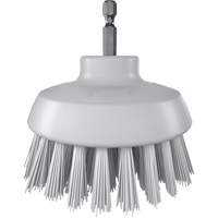 Brosse ronde HyDrive pour perceuse, Soies Tr&egrave;s ferme, Longueur de 3-1/10", Blanc Stor-it Systems