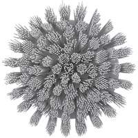 Brosse ronde HyDrive pour perceuse, Soies Tr&egrave;s ferme, Longueur de 3-1/10", Blanc Stor-it Systems