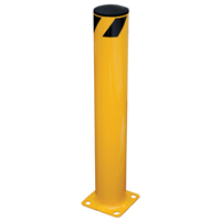 Butoir de s&eacute;curit&eacute;, Acier, 36" h x 5,5" la, Jaune Stor-it Systems