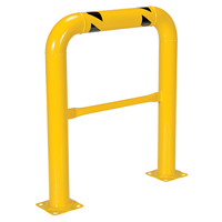High Profile Machinery Guards, 3' W x 3.5' H, Yellow Stor-it Systems