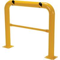High Profile Machinery Guards, 4' W x 3.5' H, Yellow Stor-it Systems