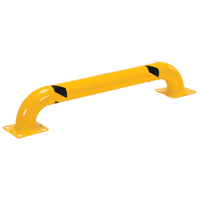 Low Profile Rack Guards, 4' W x 0.75' H, Yellow Stor-it Systems
