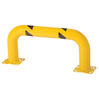 Low Profile Rack Guards, 3' W x 1.4' H, Yellow Stor-it Systems