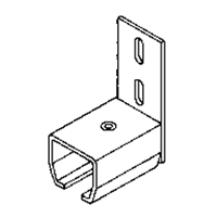 Curtain Partition Wall Mount End Connector KB011 | Stor-it Systems