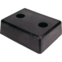Molded Dock Bumpers, Rubber, 13" W x 4" D x 10" H KH005 | Stor-it Systems