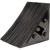 Wheel Chock, 8" x 8" x 8", Black Stor-it Systems