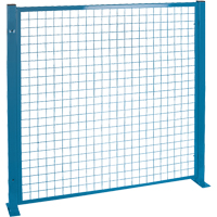 Perimeter Guards - Mesh Style, 4' H x 4' W, Blue KH945 | Stor-it Systems