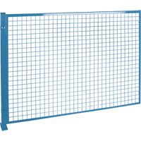 Perimeter Guards - Mesh Style, 4' H x 8' W, Blue KH948 | Stor-it Systems