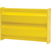 Industrial Safety Guard Rail, Steel, 55" L x 12" H, Safety Yellow KI240 | Stor-it Systems