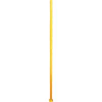 Adjustable Perimeter Guard In-Line Post, 4" W x 96" H, Yellow Stor-it Systems