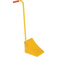 Ergo Handle Wheel Chock, Steel, Yellow, 8" W x 10-3/4" D x 9-1/8" H Stor-it Systems