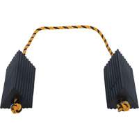 Airline Wheel Chock, 5" x 10" x 4-1/2", Black Stor-it Systems
