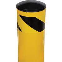 Safety Bollard, Steel, 36" H x 5-1/2" W, Yellow Stor-it Systems