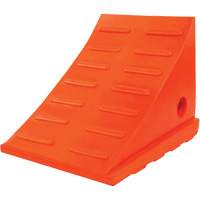 15 Ton General Purpose Wheel Chock, Urethane, Orange Stor-it Systems
