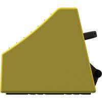 Checkers Safety Heavy-Duty Ultra Class Mining Wheel Chock, HDPE, Yellow, 14-1/2" W x 17-1/2" D x 16" H Stor-it Systems