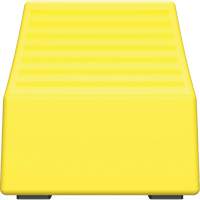 Checkers Safety Heavy-Duty Ultra Class Mining Wheel Chock, HDPE, Yellow, 14-1/2" W x 17-1/2" D x 16" H Stor-it Systems