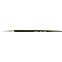 Artist Paint Brush, 3/32" Brush Width, Red Sable, Wood Handle KP181 | Stor-it Systems