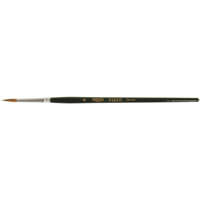 Artist Paint Brush, 1/8" Brush Width, Red Sable, Wood Handle KP182 | Stor-it Systems