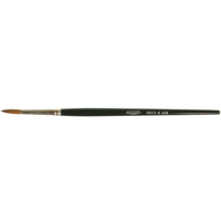 Artist Paint Brush, 5/32" Brush Width, Red Sable, Wood Handle KP183 | Stor-it Systems