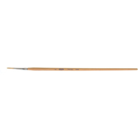 Pure White Bristle Round Marking Paint Brush, 9/64" Brush Width, White China, Wood Handle KP189 | Stor-it Systems