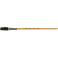 One Stroke Paint Brush, 1/2" Brush Width, Ox Hair, Wood Handle KP205 | Stor-it Systems