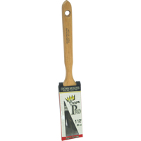 Pinceau angulaire Pro, Poly/nylon, Manche Bois, Largeur de 1-1/2" Stor-it Systems