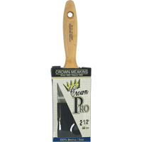 Pinceau &agrave; soies angulaires Crown Pro, Soies, Manche Bois, Largeur de 2-1/2" Stor-it Systems