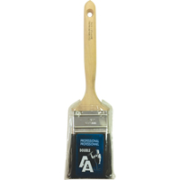 Straight Sash Paint Brush, Bristle, Wood Handle, 2-1/2" Width Stor-it Systems