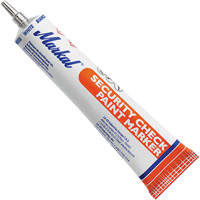 Security Check Paint Marker, 1.7 oz., Tube, White Stor-it Systems