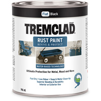 Tremclad&reg; Water-Based Rust Paint, 946 ml, Can, Black Stor-it Systems