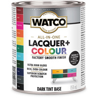 Watco&reg; All In One Lacquer + Colour Dark Tint Base, 946 ml, Dark Tint Base, High-Gloss Stor-it Systems