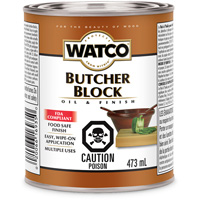 Watco&reg; Butcher Block Oil & Finish, 473 ml, Clear, Transparent Stor-it Systems