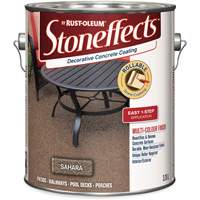 Stoneffects Decorative Concrete Coating, 3.78 L, Textured, Beige Stor-it Systems