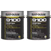 Ensemble de base et d'activateur pour mastic &eacute;poxy DTM du syst&egrave;me 9100, Aluminium, Gallon Stor-it Systems